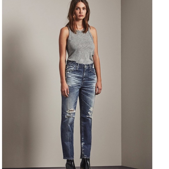 Ag Adriano Goldschmied Denim - NEW • AG Jeans • Phoebe Woven Denim Jeans 26